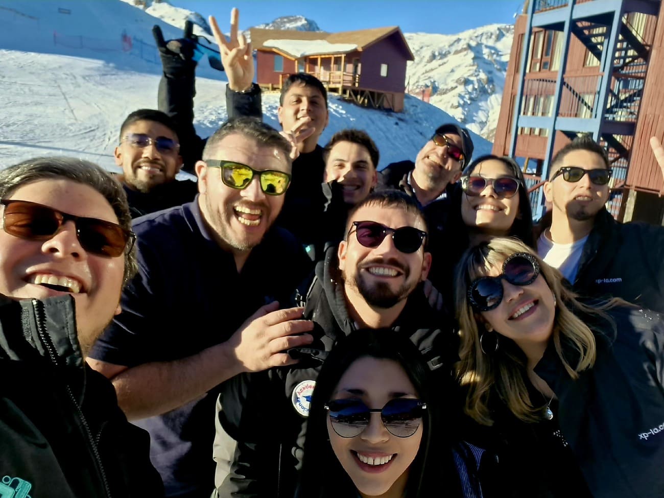 Después de la guerra de nieve que ganó Salva