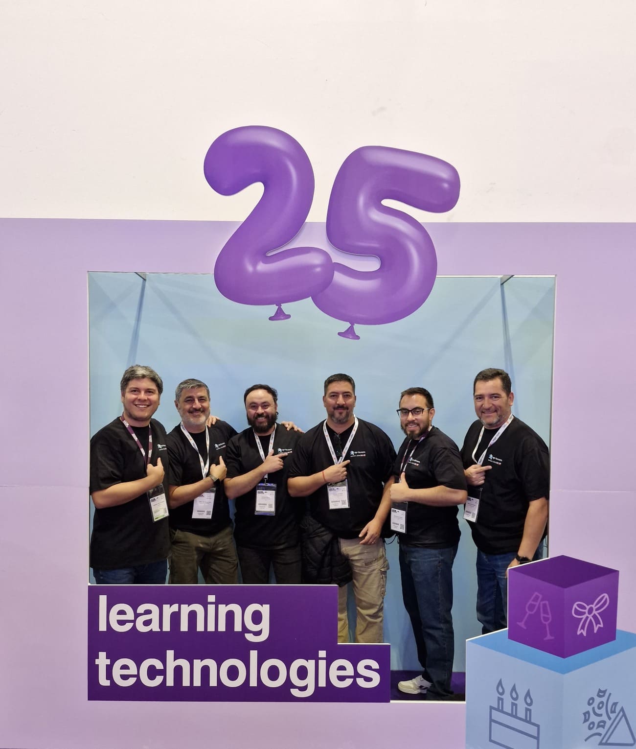 Foto oficial del equipo XP en Learning Technologies